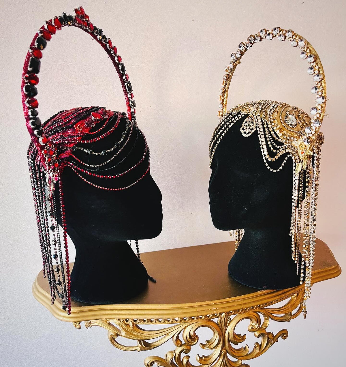 Golden Era Crown, Flapper Headpiece 1920's Crown, Gold Halo, Halloween Flapper Crown, Derby Headpiece