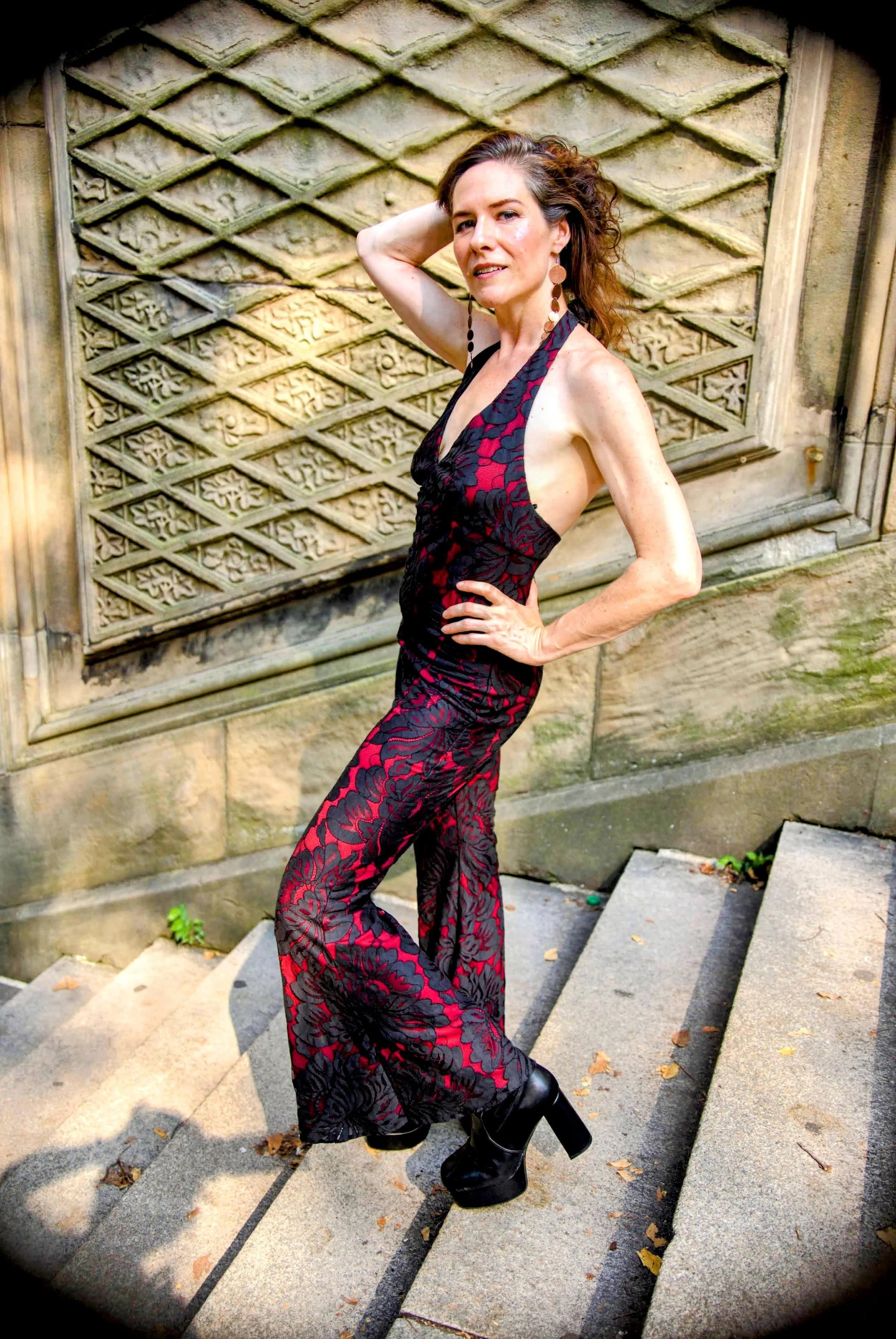 Cherry Cola Jumpsuit