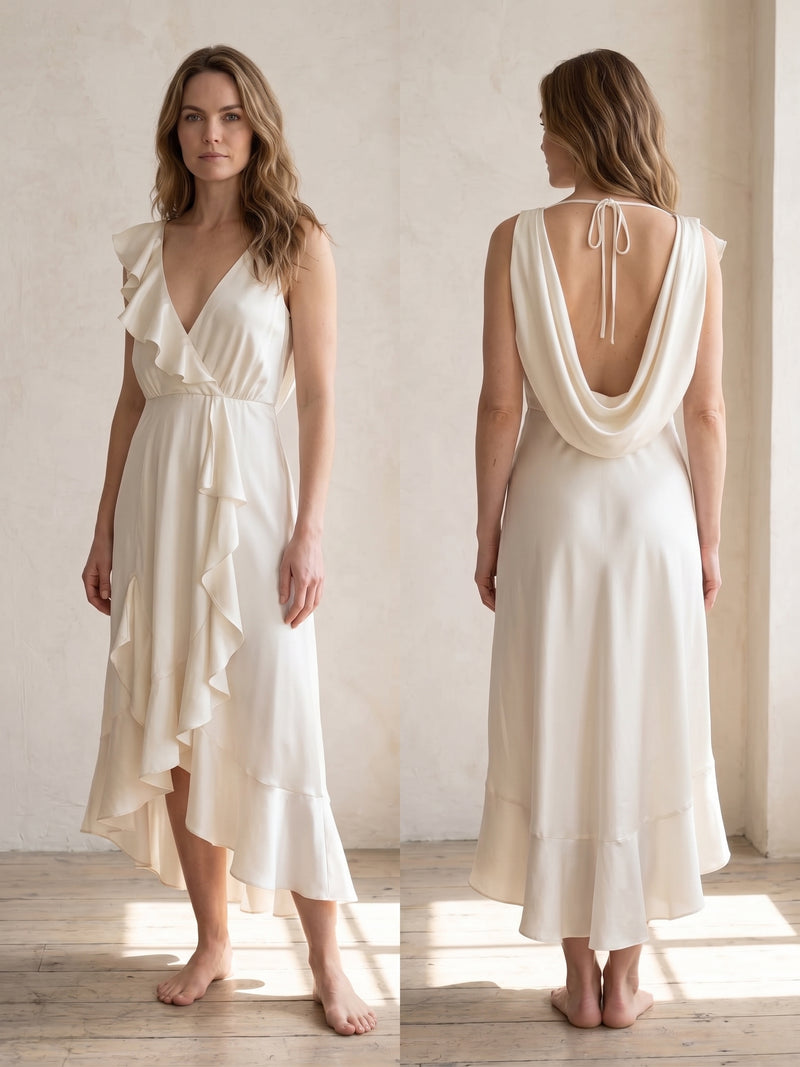Eleusis Reimagined Silk Dress