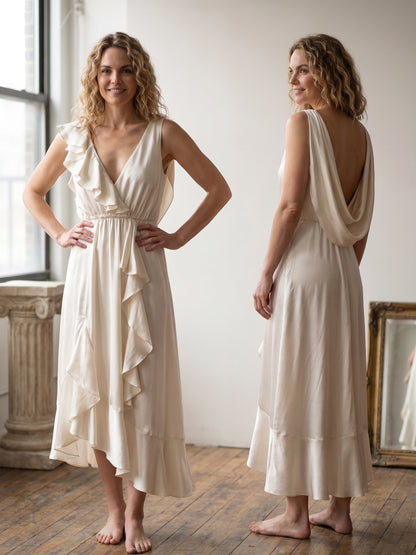 Eleusis Reimagined Silk Dress