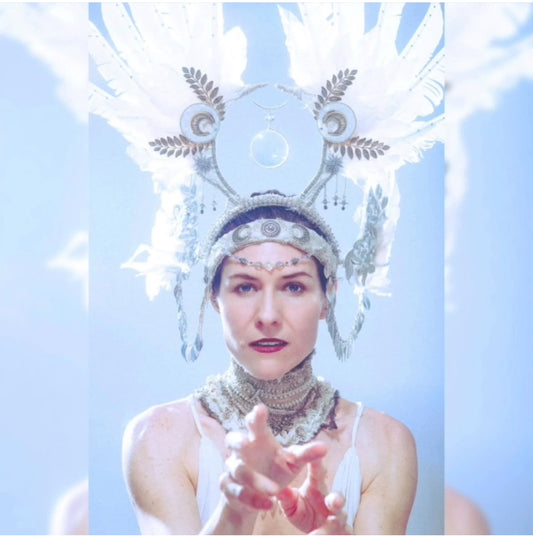 High Priestess Four Winged Headpiece