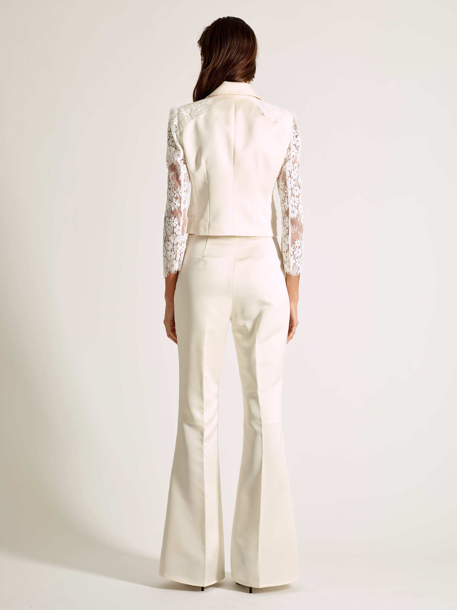 The Jasmine Blazer: Cropped Lace Blazer