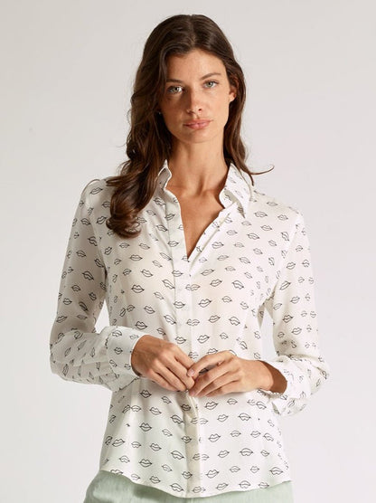 Bisou Bisou Silk Georgette Blouse - Michelle Palmer Designs