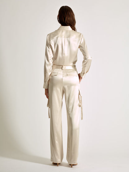 Perfection Silk Charmeuse Blouse - Michelle Palmer Designs