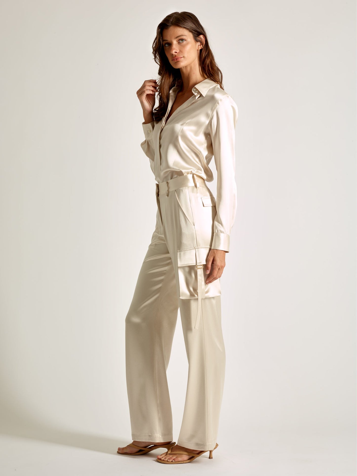 Perfection Silk Charmeuse Blouse - Michelle Palmer Designs