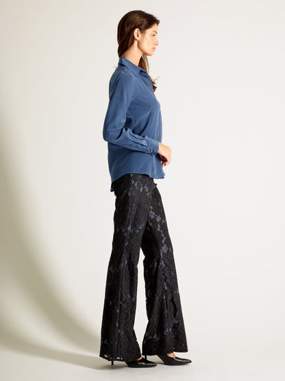 Poppyseed Lace Pants with Indigo or Nude Lining - Michelle Palmer Designs