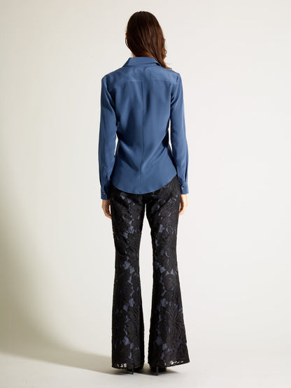 Poppyseed Lace Pants with Indigo or Nude Lining - Michelle Palmer Designs