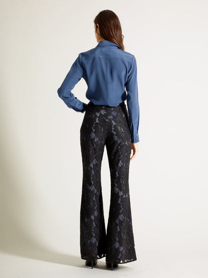 Poppyseed Lace Pants with Indigo or Nude Lining - Michelle Palmer Designs