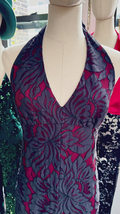 Poppyseed Lace Jumpsuit - Custom Lace One Piece with Statement Lining
