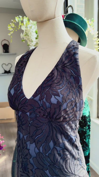 Poppyseed Lace Jumpsuit - Custom Lace One Piece with Statement Lining