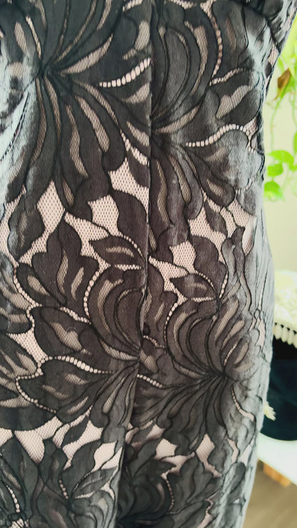 Poppyseed Lace Jumpsuit - Custom Lace One Piece with Statement Lining