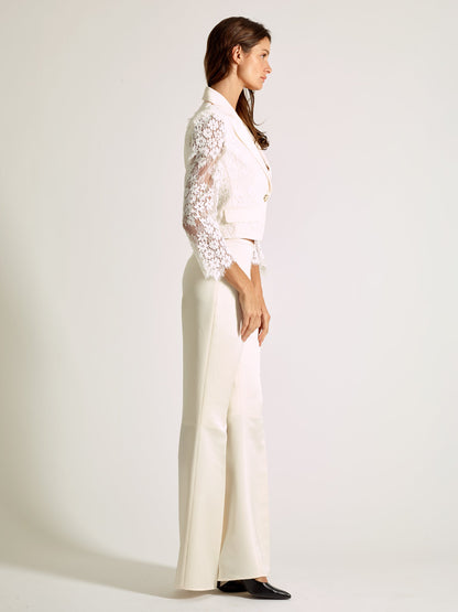 The Jasmine Blazer: Cropped Lace Blazer - Michelle Palmer Designs