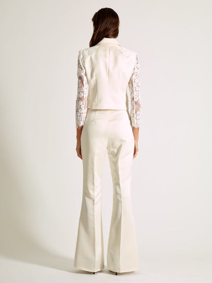 The Jasmine Blazer: Cropped Lace Blazer - Michelle Palmer Designs